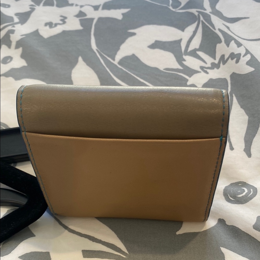 Teal Leather Wallet - Picture 3 of 7